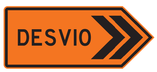 Señal de desvío